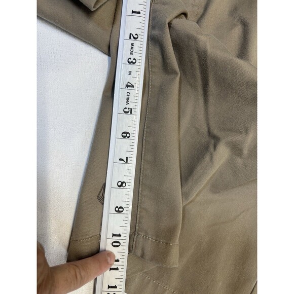 VOLCOM Frickin' Chino A091160 Men's Walking Skateboard Dark Khaki Shorts Sz. 33 - Picture 7 of 10